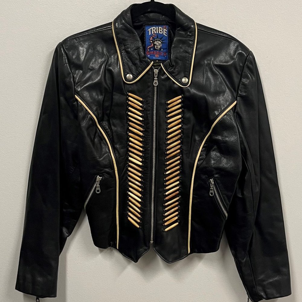 Authentic Tribe America Leather Jacket